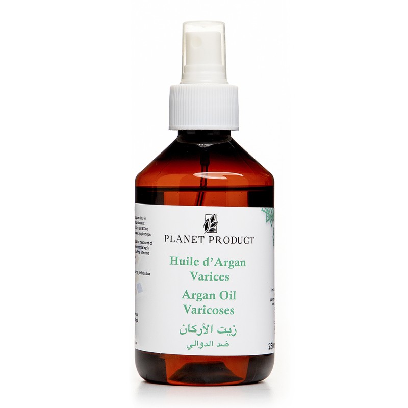 Natural argan oil for varicose veins, Planet Product